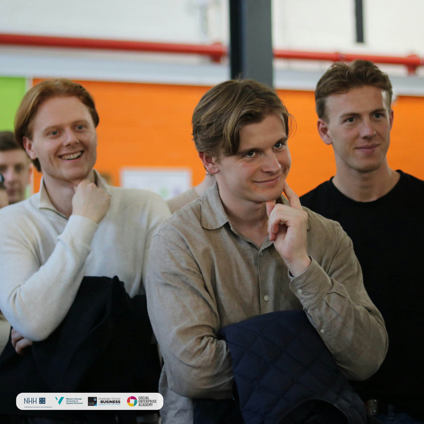 International students engaged in a learning session